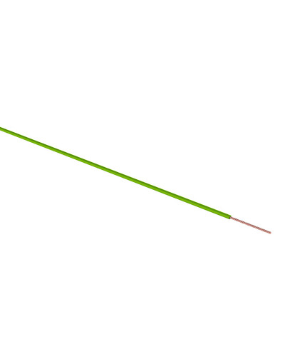 Провод ПГВА REXANT 1х0.50 мм², зеленый, бухта 100 м
