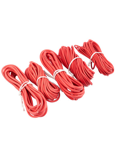 Набор автопровода REXANT «Ассорти» 0,50х5 м/0,75х5 м/1х3 м/1,50х3 м/2,50х2 м, цвет провода красный