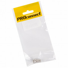 Разъем антенный на кабель, штекер F для кабеля RG-6, (1шт) (пакет) PROconnect