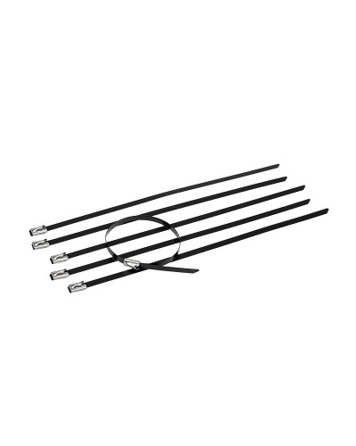 Стяжка кабельная стальная (304) с полимерным покрытием 152x4,6мм (50 шт/уп) REXANT