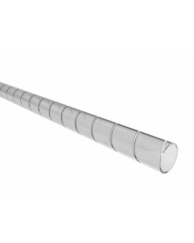 Кабельный спиральный бандаж, диаметр 12 мм, длина 2 м (SWB-12), прозрачный REXANT