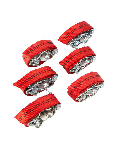 Цепи (браслеты) противоскольжения REXANT для внедорожников (колеса 235-285 мм), усиленные, к-т 6 шт.