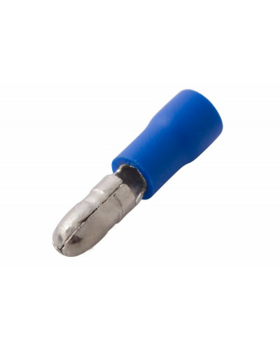 Разъем штекерный изолированный штекер 4 мм 1.5-2.5 мм² (РШи-п 2.5-4/РШИп 2-5-4) синий REXANT