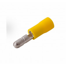 Разъем штекерный изолированный штекер 5 мм 4-6 мм² (РШи-п 6.0-5/РшИп5.5-4) желтый REXANT