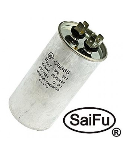Пусковой конденсатор SAIFU CBB65, 40 мкФ, 450 В