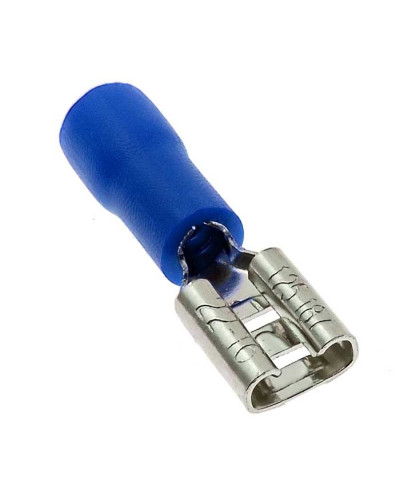 Клемма ножевая изолированная F-типа (гнездо) RUICHI FDD 1.25-187 мм, синяя