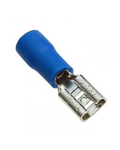 Клемма ножевая изолированная F-типа (гнездо) RUICHI FDD 2-187 мм, синяя