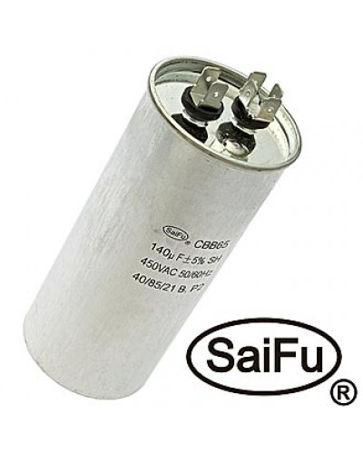 Пусковой конденсатор SAIFU CBB65, 140 мкФ, 450 В
