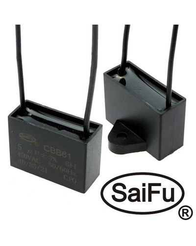 Пусковой конденсатор SAIFU CBB61, 5 мкФ, 450 В