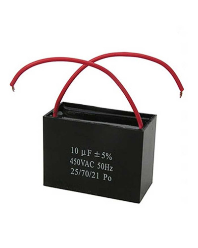 Пусковой конденсатор SAIFU CBB61, 10 мкФ, 450 В