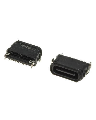 Разъём USB RUICHI USB3.1 TYPE-C 24PF-068, 24 контакта