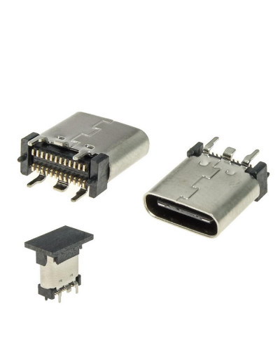 Разъём USB RUICHI USB3.1 TYPE-C 24PF-010, 24 контакта