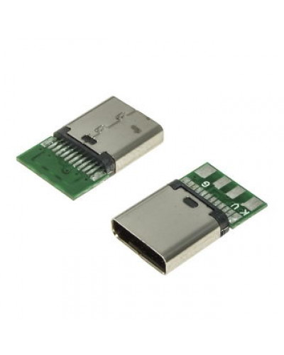 Разъём USB RUICHI USB3.1 TYPE-C 24PF-030, 24 контакта