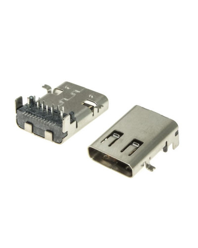 Разъём USB RUICHI USB3.1 TYPE-C 24PF-021, 24 контакта