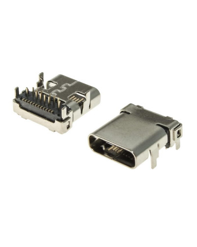 Разъём USB RUICHI USB3.1 TYPE-C 24PF-002, 24 контакта