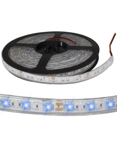 Светодиодная лента RUICHI, 5050, 300 LED, IP68, 12 В, цвет синий, катушка 5 м (цены указаны за 1 м)