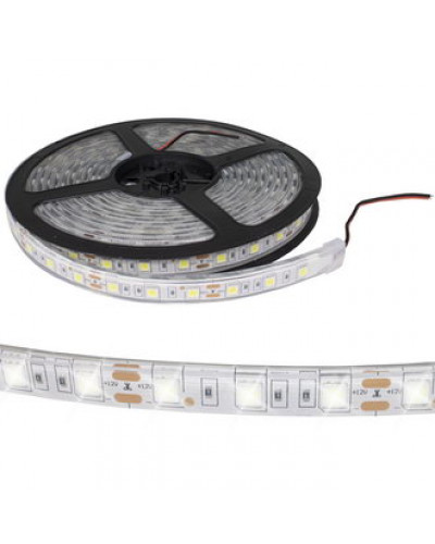 Светодиодная лента RUICHI, 5050, 300 LED, IP68, 12 В, цвет белый тёплый, катушка 5 м (цены указаны за 1 м)