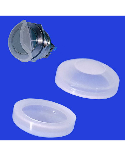 Колпачок защитный для антивандальных кнопок RUICHI PBS-28, диаметр 12 мм, чашечный, силикон 