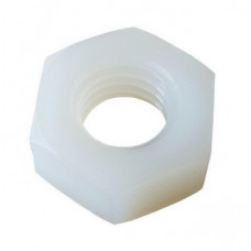 Гайка пластиковая полиамидная RUICHI DIN 555, М3, PA66, белая