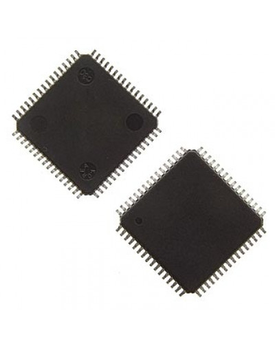 ADS1274IPAPR, аналого-цифровой преобразователь Texas Instruments, 24 бит, 4-х канальный,  сигма-дельта, корпус HTQFP-64