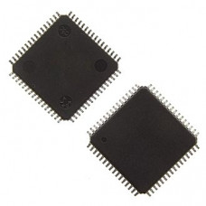 ADS1274IPAPT, аналого-цифровой преобразователь Texas Instruments, 24 бит, 4-х канальный,  сигма-дельта, корпус HTQFP-64