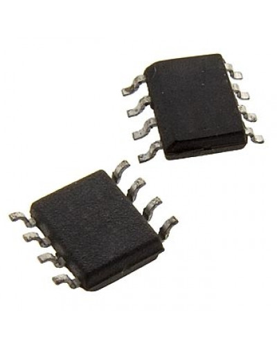 MCP602T-I/SN,  малопотребляющий операционный усилитель  Microchip, 2 канала, 2.8 МГц,  Rail-To-Rail, CMOS, корпус SOIC-8