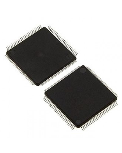 AT91SAM7X256C-AU, микроконтроллер Microchip, 32-бит SAM7X, ядро ARM7TDMI RISC, 256 Кб  флэш-память