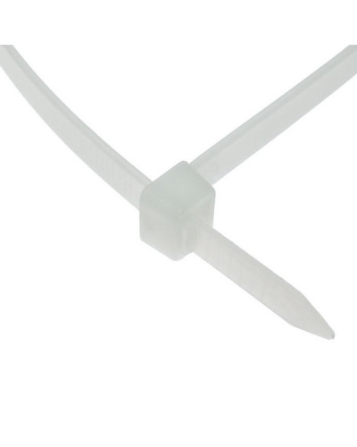 Хомут-стяжка кабельная нейлоновая неразъемная RUICHI, 9x1020 мм, белая, упаковка 100 шт.