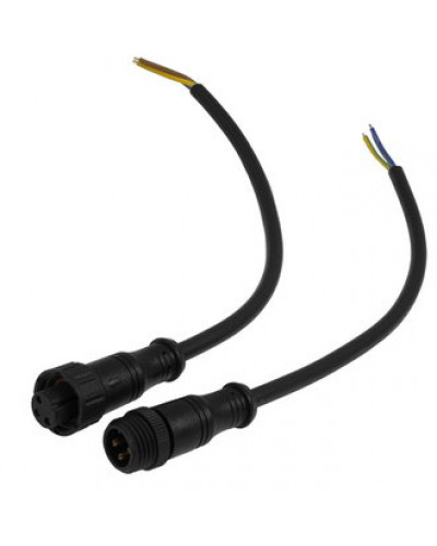 Разъемы герметичные кабельные (штекер-гнездо) RUICHI BLHK16-3PB, 3 контакта, IP67, 5 А, 250 В, черные