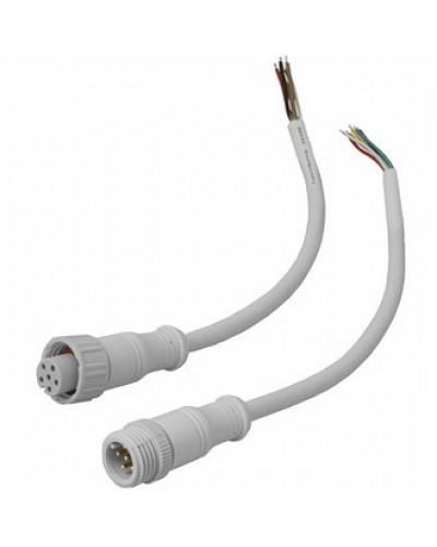 Разъемы герметичные кабельные (штекер-гнездо) RUICHI BLHK16-6PW, 6 контактов, IP67, 5 А, 250 В, белые