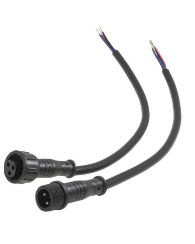 Разъемы герметичные кабельные (штекер-гнездо) RUICHI BLHK12-3PB, 3 контакта, IP67, 5 А, 250 В, черные