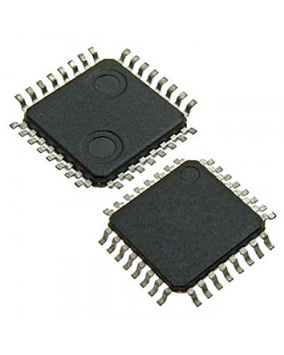 C8051F410-GQR, микроконтроллер Silicon Laboratories Inc., 8-бит, 8051, 50 МГц, 32 Кб (32Кx8) флэш-память, I2C, SPI, UART/USART, 12-Бит АЦП, 24 I/O, корпус LQFP-32