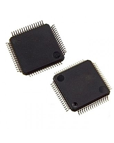 STM32F405RGT6, микроконтроллер ST Microelectronics, 32 Бита, RISK ARM Cortex-M4, 72 МГц,         1 мБ Flash, 192 кБ SRAM, -40 …+85°C, корпус LQFP-64