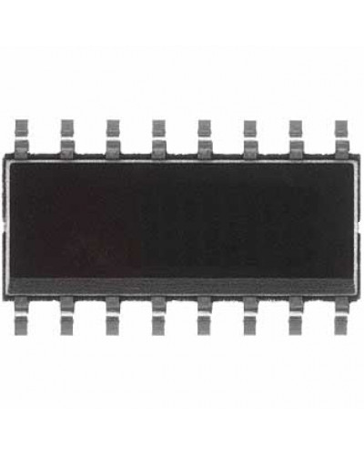 MAX232DR, Приемопередатчик RS-232 Texas Instruments, 2 канала, 120 кбит/с, 4.5-5.5 В, 0...  +70C, корпус  SOIC-16 (Narrow)