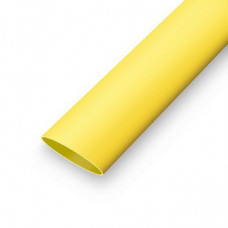 Трубка термоусадочная с клеевым слоем RUICHI ТУТ, 20.0/7.0 мм, усадка 3:1, 1 м, полиолефин, желтая