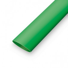 Трубка термоусадочная с клеевым слоем RUICHI ТУТ, 20.0/7.0 мм, усадка 3:1, 1 м, полиолефин, зеленая
