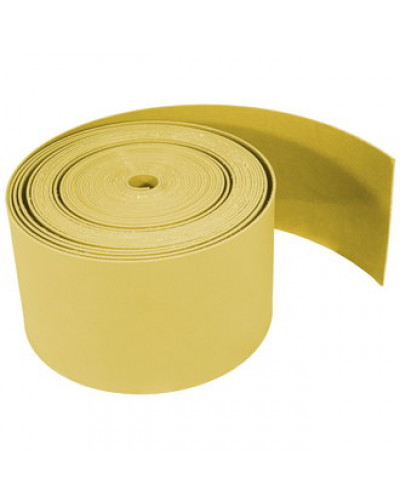 Термоусадочная изоляционная лента с клеевым слоем RUICHI ТЛК 50-0,8-5, 50х0.8 мм, длина 5 м, усадка 4 к 1, желтая