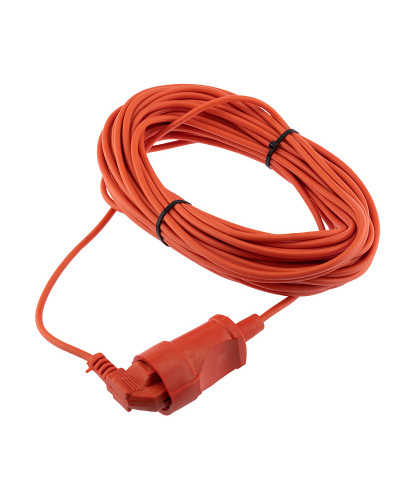 Удлинитель-шнур PROconnect ПВС 2х0.75, 20 м, б/з, 6 А, 1300 Вт, IP20, оранжевый (Сделано в России)