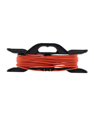 Удлинитель-шнур на рамке PROconnect ПВС 2х0.75, 10 м, б/з, 6 А, 1300 Вт, IP20, оранжевый (Сделано в России)