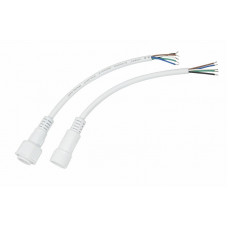 Соединительный кабель (5pin) герметичный (IP67) 5х0.5мм²  белый  REXANT