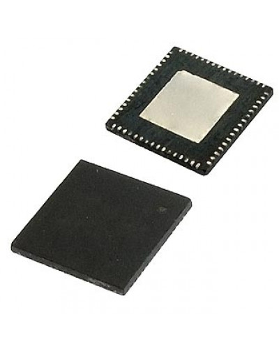LAN9514-JZX, Контроллер USB Microchip 2.0 HUB и Ethernet, 1.8...3.6В, 0...  +70C, корпус QFN-64