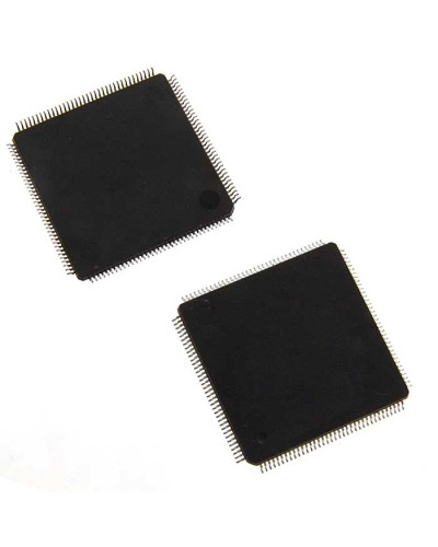 AT32F435ZGT7, Микроконтроллер Artery, ядро M4. Конфигурирыемые Flash и SRAM память. До  1МБ Flash, до 512КБ SRAM. 2 CAN, 2 USB FS OTG, корпус LQFP-144