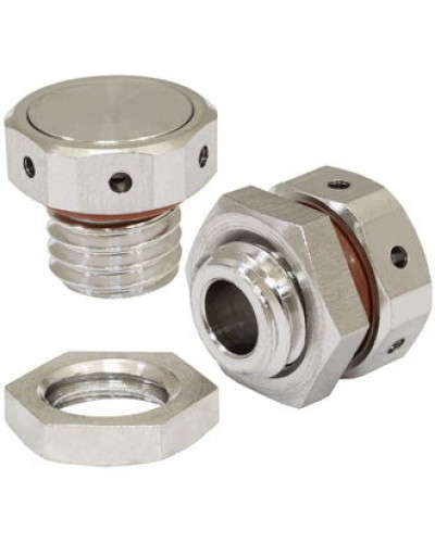 Клапан выравнивания давления RUICHI M10х1.5, 1 л/мин, IP67, -40…+125 °C, корпус - сталь нержавеющая, уплотнитель - резина силиконовая