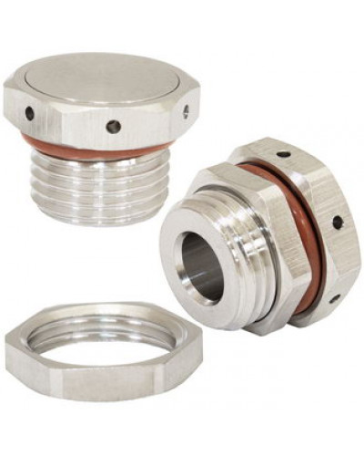 Клапан выравнивания давления RUICHI M16х1.5, 1 л/мин, IP67, -40…+125 °C, корпус - сталь нержавеющая, уплотнитель - резина силиконовая
