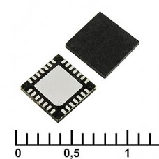 CP2102-GMR, Преобразователь интерфейса USB 2.0 - UART, 12 Мб/с, корпус QFN-28