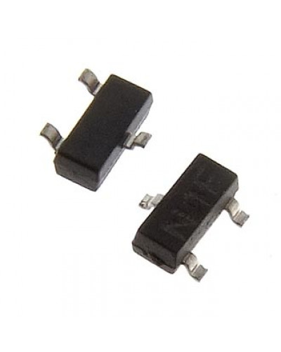 BSS84 HXY полевой транзистор (MOSFET) P-канал, -50 В, -0.13 А, 2 Ом, SOT-23