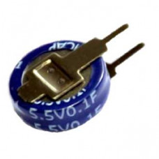 SE-5R5-D104VYV3C KAMCAP ионистор, 0.1 Ф, 5.5 В, 25 мА, вертикальный
