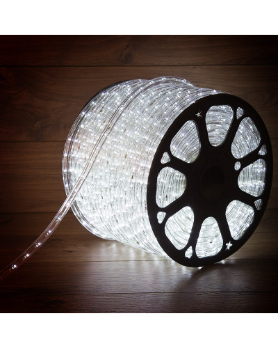 Дюралайт LED, постоянное свечение (2W) - белый, 36 LED/м, бухта 100м, Neon-Night