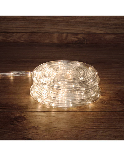 Дюралайт LED фиксинг (2W), 24 LED/м, теплый белый, 10 м
