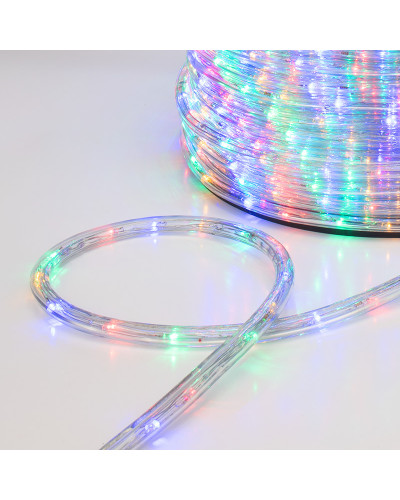 Дюралайт LED, свечение с динамикой (3W) - мульти (RYGB), 24 LED/м, бухта 100м